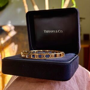 Tiffany & Co. 18k Rose Gold Atlas Bangle Bracelet